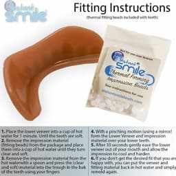 Instant Smile Teeth Lower Veneer - Flexible - image 3 thumbnail