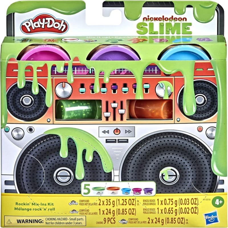 Hasbro: Play-Doh Nickelodeon Slime Rockin' Mix-ins Kit