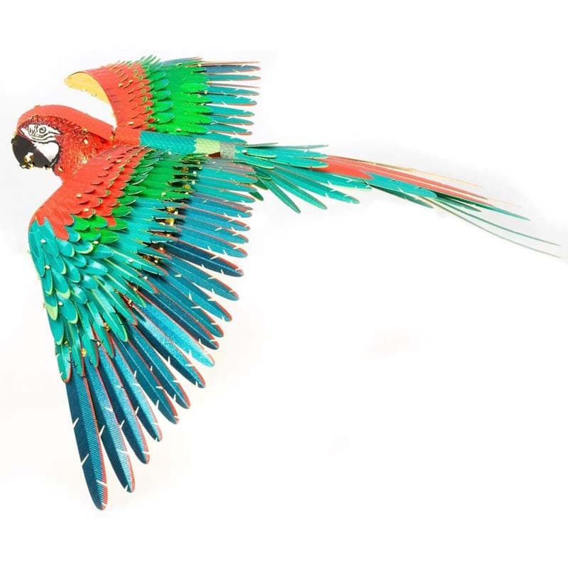 Metal Earth ICONX: Jubilee Macaw Parrot