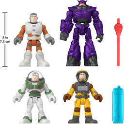 Fisher-Price Disney and Pixar Lightyear Toys: Imaginext Buzz Lightyear Mission Multipack Figure Set - image 3 thumbnail