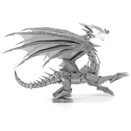 Metal Earth: ICONX: Silver Dragon - image 3 thumbnail