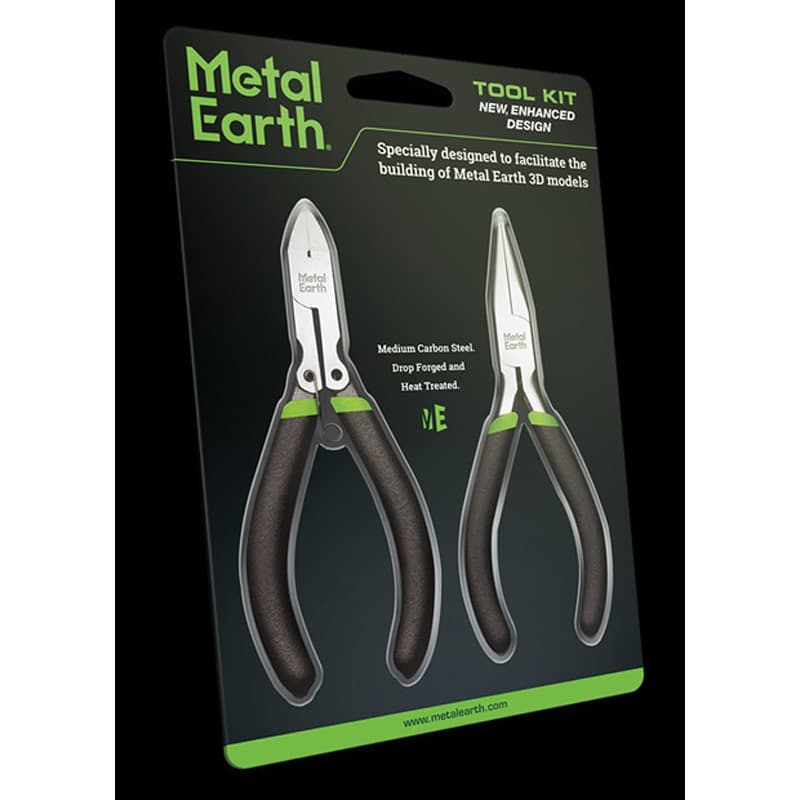 Metal Earth: Tool Kit â€“ Enhanced Design (Includes Clippers and Needle Nose Pliers)