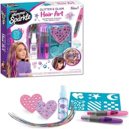 Cra-Z-Art: Shimmer & Sparkle - Glitter & Glam Metallic Hair Art - image 4 thumbnail